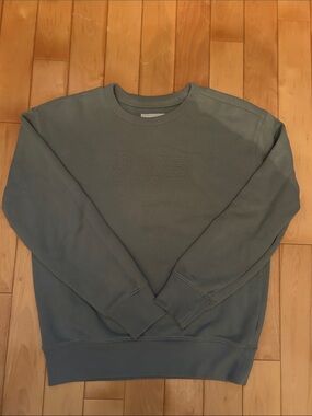 Hollister Men's Crewneck Sweatshirt - Sage Green